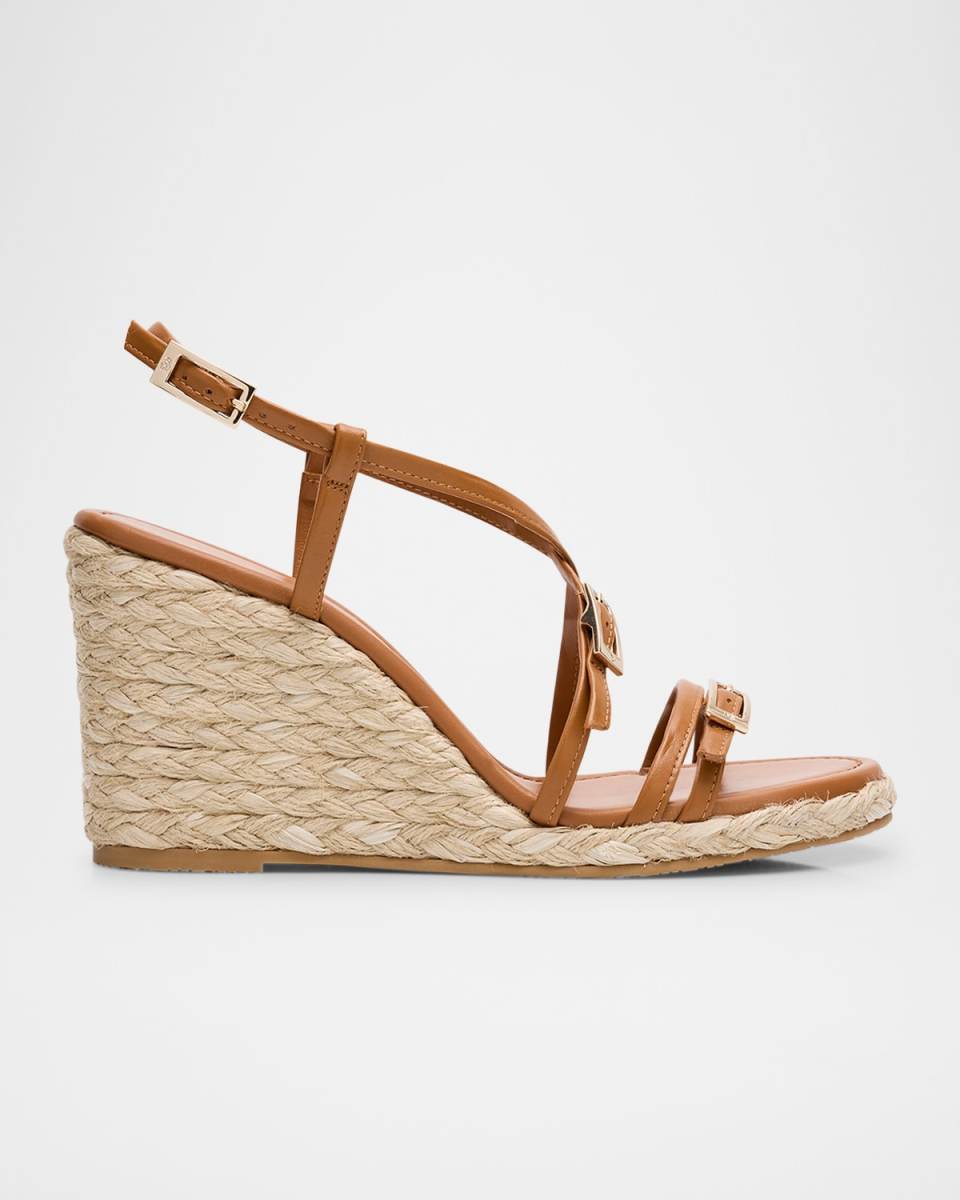Georgie Strappy Wedge Espadrille Sandals